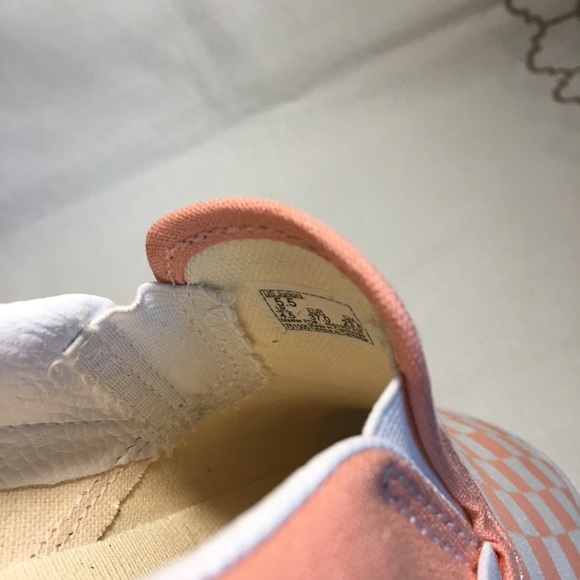 Vans Slip On Checkerboard Pink Cream (NWT) - Picture 12 of 12
